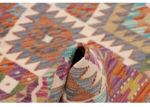 Tappeto Kilim Geometrico Multicolore 101x161 Cm
