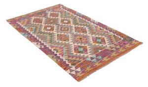 Tappeto Kilim Geometrico Multicolore 101x161 Cm