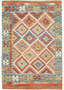 Tappeto Kilim Geometrico Multicolore 105x151 Cm