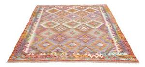 Tappeto Kilim Geometrico Multicolore 151x198 Cm