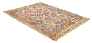 Tappeto Kilim Stilizzato Multicolore 153x202 Cm