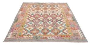 Tappeto Kilim Geometrico Multicolore 155x204 Cm
