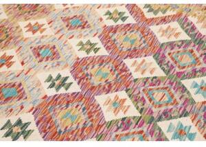 Tappeto Kilim Geometrico Multicolore 155x204 Cm