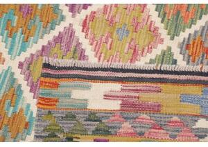 Tappeto Kilim Geometrico Beige Multicolore 149x211 Cm