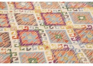 Tappeto Kilim Stilizzato Multicolore 153x202 Cm