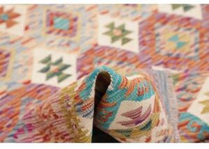 Tappeto Kilim Geometrico Multicolore 155x204 Cm