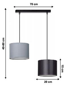 Lampadario a sospensione con filo TUZ 2xE27/60W/230V