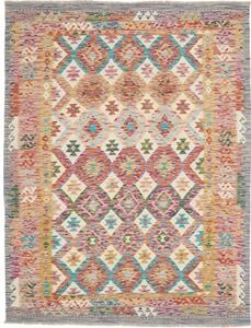 Tappeto Kilim Geometrico Multicolore 155x204 Cm