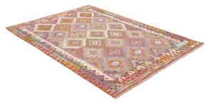 Tappeto Kilim Geometrico Multicolore 151x198 Cm