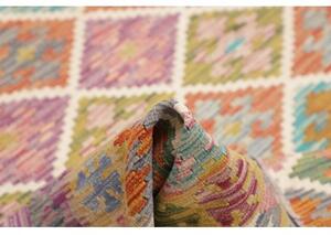 Tappeto Kilim Geometrico Beige Multicolore 149x211 Cm