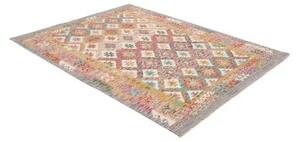 Tappeto Kilim Geometrico Multicolore 155x204 Cm