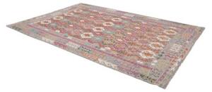 Tappeto Kilim Stilizzato Multicolore 205x311 Cm