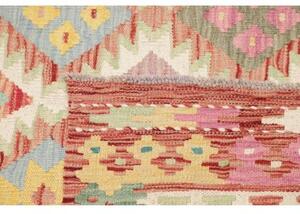 Tappeto Kilim Geometrico Rosso Mattone Avorio 172x256 Cm