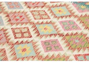 Tappeto Kilim Geometrico Rosso Mattone Avorio 172x256 Cm