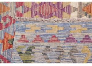 Tappeto Kilim Stilizzato Multicolore 205x311 Cm