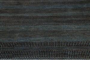 Tappeto Cromopura Geometrico Blu Pavone Marrone Scuro 201x310 Cm