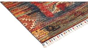 Tappeto Mosaic Geometrico Blu Rosso 102x152 Cm