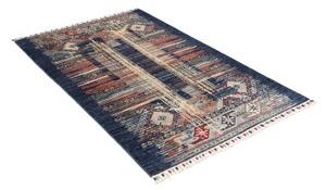 Tappeto Mosaic Geometrico Blu Rosso 101x156 Cm