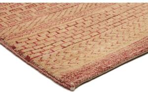 Tappeto Cromopura Geometrico Beige Rosso 93x150 Cm