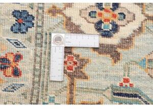 Tappeto Kazak Fine Stilizzato Beige Blu 203x299 Cm