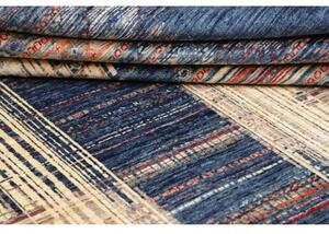 Tappeto Mosaic Astratto Blu Avorio 267x360 Cm
