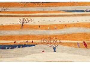 Tappeto Mosaic Figurativo Arancione Beige 254x302 Cm