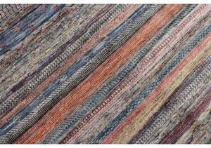 Tappeto Cromopura Geometrico Blu Grigio 262x347 Cm