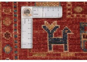 Tappeto Istintia Figurativo Rosso Ruggine Blu Petrolio 170x238 Cm