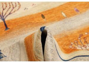 Tappeto Mosaic Figurativo Arancione Beige 254x302 Cm