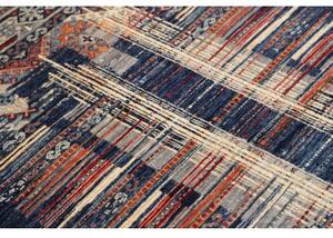 Tappeto Mosaic Geometrico Blu Rosso 101x156 Cm