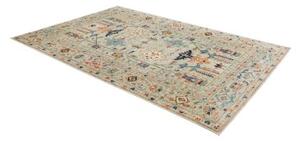 Tappeto Kazak Fine Stilizzato Beige Blu 203x299 Cm