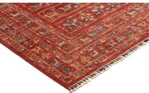 Tappeto Istintia Figurativo Rosso Ruggine Blu Petrolio 170x238 Cm