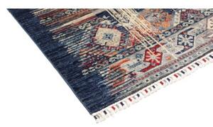 Tappeto Mosaic Geometrico Blu Rosso 101x156 Cm
