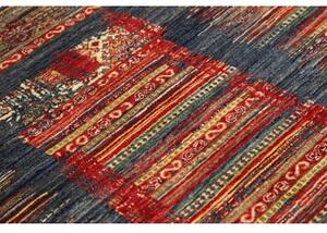 Tappeto Mosaic Geometrico Blu Rosso 102x152 Cm