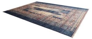 Tappeto Mosaic Astratto Blu Avorio 267x360 Cm