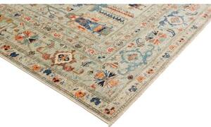 Tappeto Kazak Fine Stilizzato Beige Blu 203x299 Cm