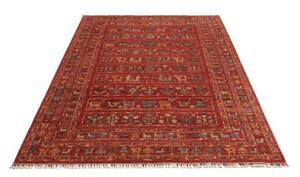 Tappeto Istintia Figurativo Rosso Ruggine Blu Petrolio 170x238 Cm