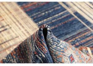 Tappeto Mosaic Astratto Blu Avorio 267x360 Cm
