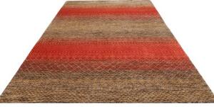 Tappeto Cromopura Geometrico Rosso Beige 200x309 Cm