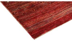 Tappeto Cromopura Geometrico Rosso Bordeaux Ocra 93x153 Cm