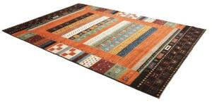 Tappeto Cromopura Geometrico Arancione Blu 157x216 Cm
