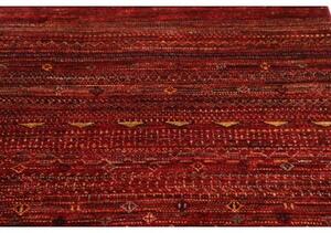 Tappeto Cromopura Geometrico Rosso Bordeaux Ocra 93x153 Cm