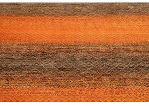 Tappeto Cromopura Geometrico Arancione Marrone 170x246 Cm