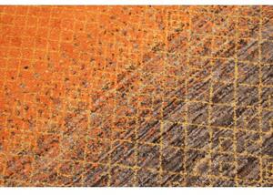 Tappeto Cromopura Geometrico Arancione Marrone 153x220 Cm