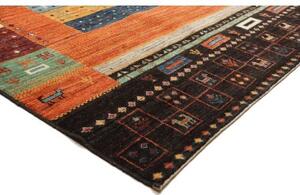 Tappeto Cromopura Geometrico Arancione Blu 157x216 Cm