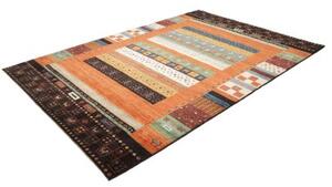 Tappeto Cromopura Geometrico Arancione Blu 157x216 Cm