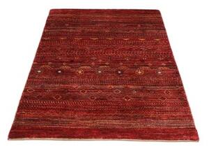 Tappeto Cromopura Geometrico Rosso Bordeaux Ocra 93x153 Cm