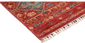 Tappeto Istintia Geometrico Rosso Mattone Blu Petrolio 99x145 Cm