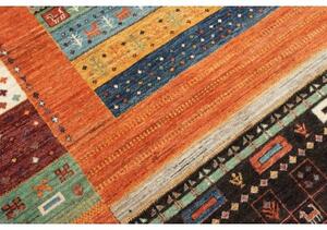 Tappeto Cromopura Geometrico Arancione Blu 157x216 Cm