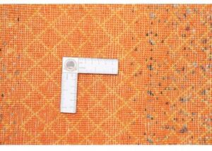 Tappeto Cromopura Geometrico Arancione Marrone 153x220 Cm